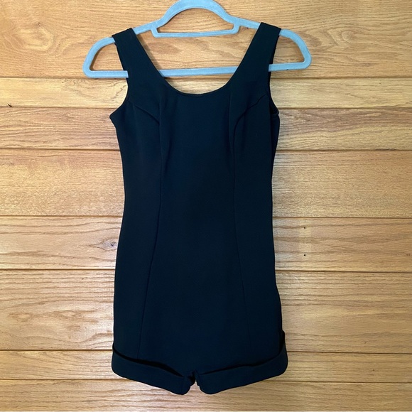 Vintage 1960s Dotty Mann black one piece swimsuit - Picture 1 of 7
